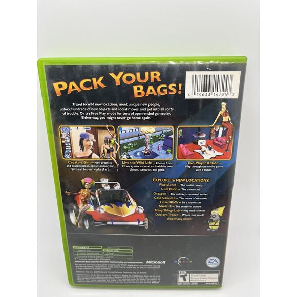 The Sims Bustin' Out - Complete Original Xbox Game - Tested! - Picture 2 of 8